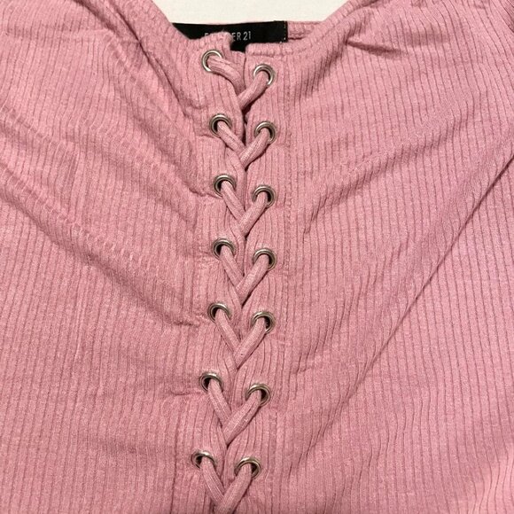 Forever 21 Pink Tank Top Womens Size Large - Picture 2 of 15